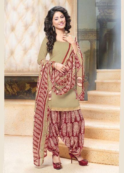 Cotton Patiala Suit Material, for Making Ladies Garments, Feature : Attractive Designs, Comfortable
