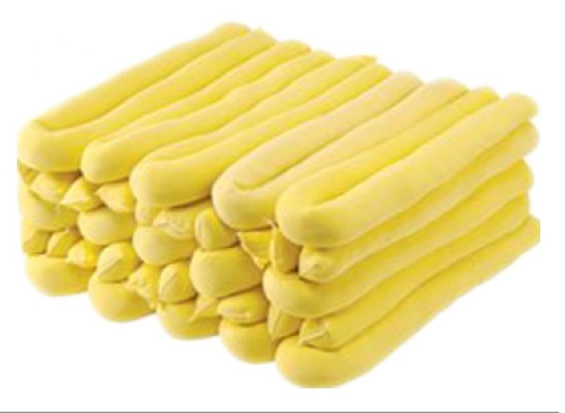 Liquid spill absorbent socks, Color : Yellow