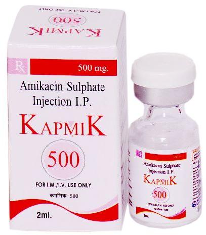 Amikacin Sulphate 500 Injection, Medicine Type : Allopathic