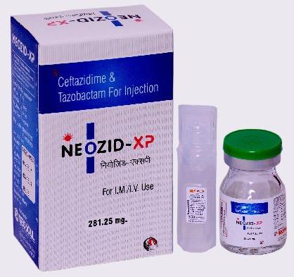 Ceftriaxone and Tazobactam 281.25mg Injection, for Clinical