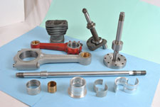 Piston Rods, Connecting Rods and Crankshafts :