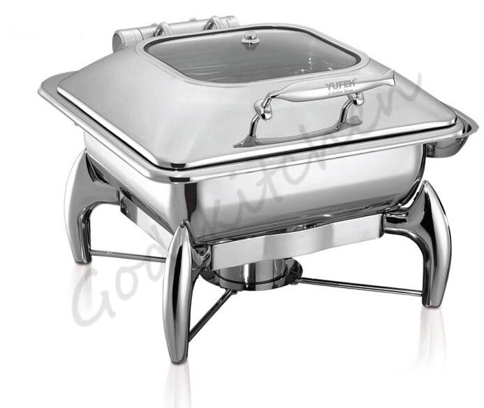 Square Hydraulic Top Chafing Dish