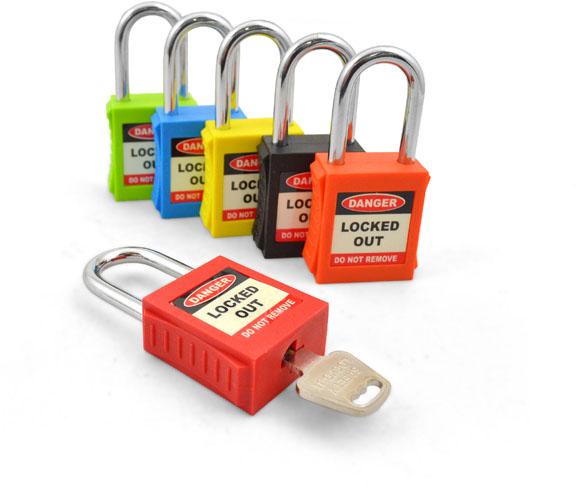 Safety lockout padlock