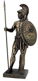 Roman soldier sculpture, Color : Metalic