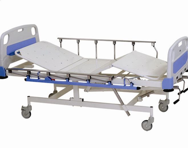 5 Function Hospital Bed, Size : 78 inch x 33 inch x 22 inch