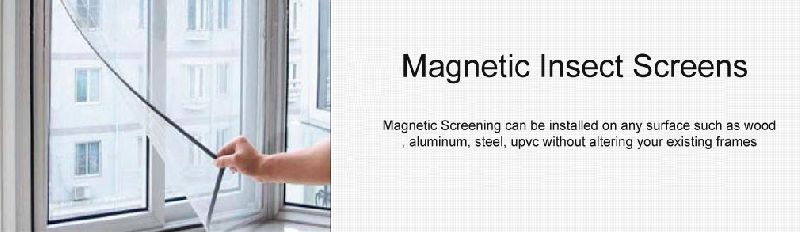 Magnetic Mosquito window screens