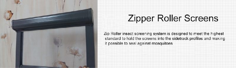 Zipper Roller Window Screens