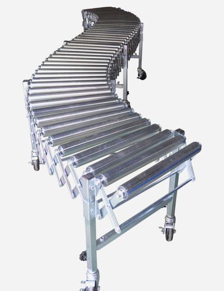 flexible roller conveyors