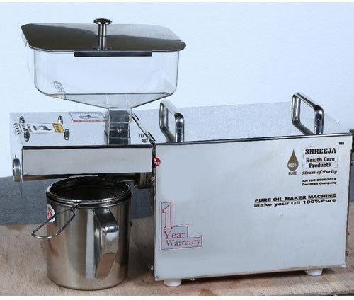 Cold Press Shreeja Mini Oil Maker Machine, Capacity: 5 kg