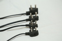 Reczin PVC 3 Pin Power Cord, for Commercial, Rsedential, Rated Voltage : 110V, 220V