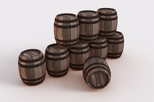 wooden  barrels