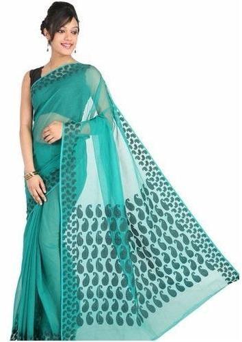 Glam Fort cotton saree, for Anti-Wrinkle, Dry Cleaning, Technics : Woven