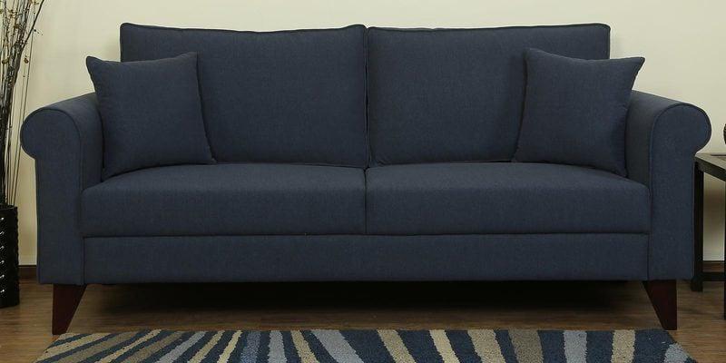 Three Seater Sofa, Color : Navy Blue Colour