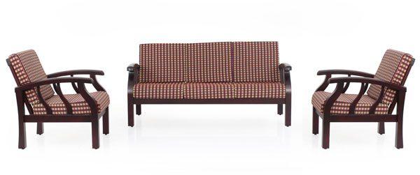 Garnet Wooden Sofa
