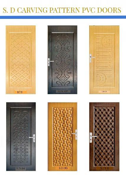 Carving pattern Pvc Door