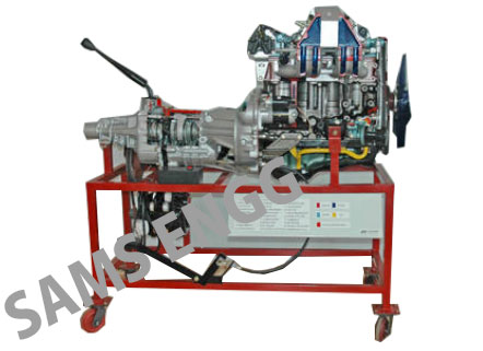 Cut Sectioned Petrol MPFI Engine