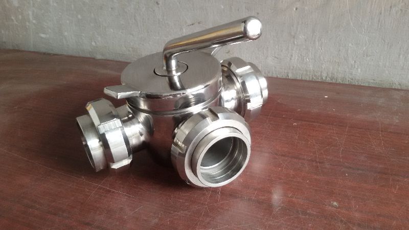 3way SS plug valve