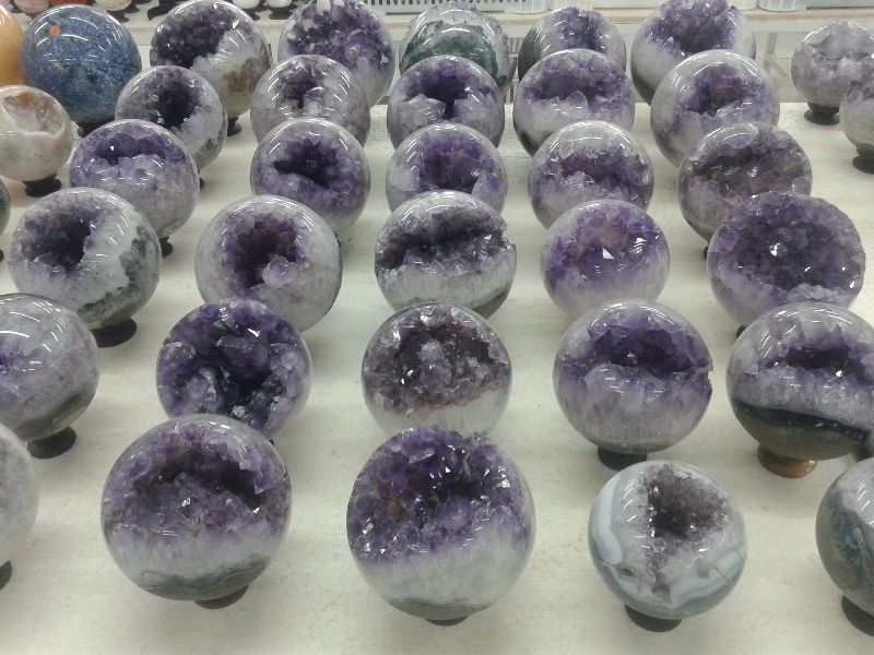 Amethyst Geode Ball Open Smile By Bagatini Pedras Ltda Open Smile Amethyst Geode Ball Id 4158205