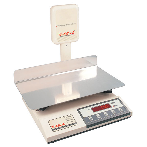 Standard table top scale, Power : Mains/Battery (6V/4Ah)