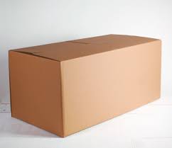 Kraft Paper corrugated carton box, Pattern : Plain