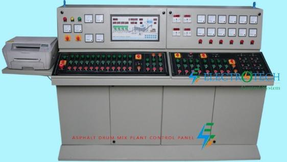 Asphalt Drum Mix Plant Control Panel