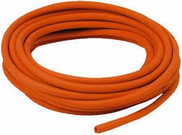 TUBING RUBBER ORANGE
