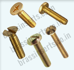 Brass Machine Screws, Size : ISO - Metric, UNC, UNF, BSF, BSW