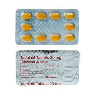 Tadalafil tablets 20 mg tadarise