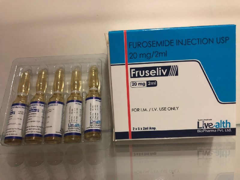 Furosemide Injection USP 20 mg/ml - Livealth Biopharma Pvt Ltd, Navi ...