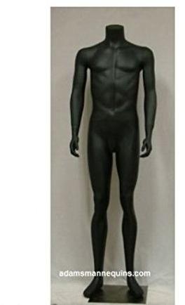 Adams Mannequins Male Headless Mannequin Black Matt MH07