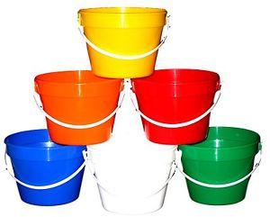 plastic offering buckets