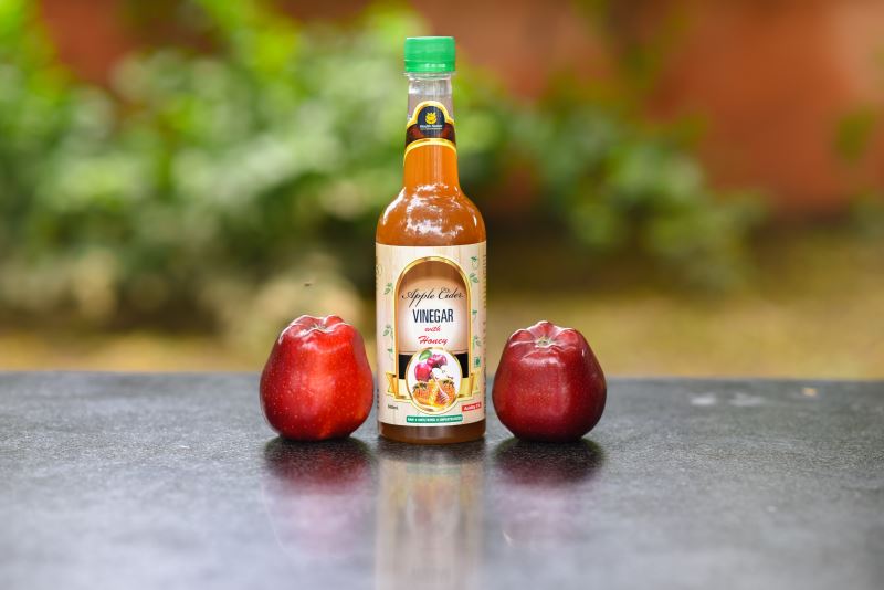 Apple Cider Vinegar - With Honey, for Cooking, Fat Loss, Form : Liquid