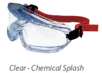 Clear-Chemical Splash Spectacles, Color : Transparent