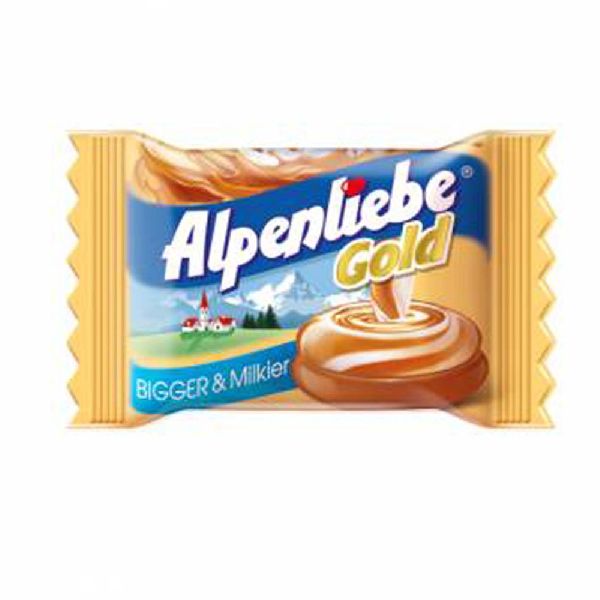 Semi-Soft Alpenliebe Gold Candy, Taste : Sweet