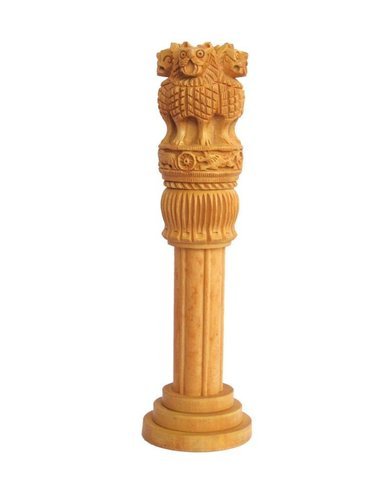 Wooden Ashoka Pillar, Color : Brown