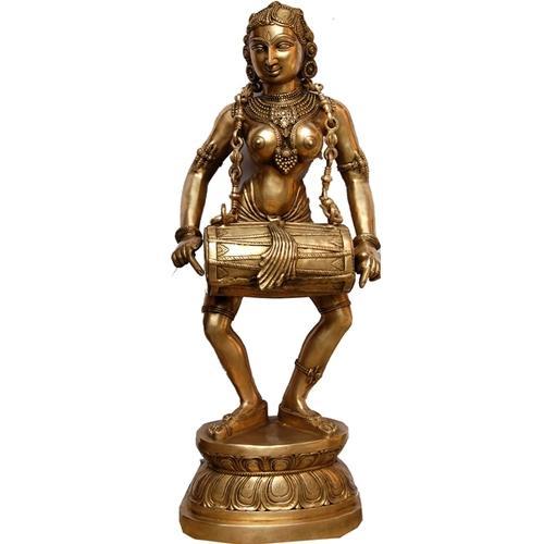 Brass Dancing Lady Statue, Color : Bronze at Rs 25,000 / Piece in