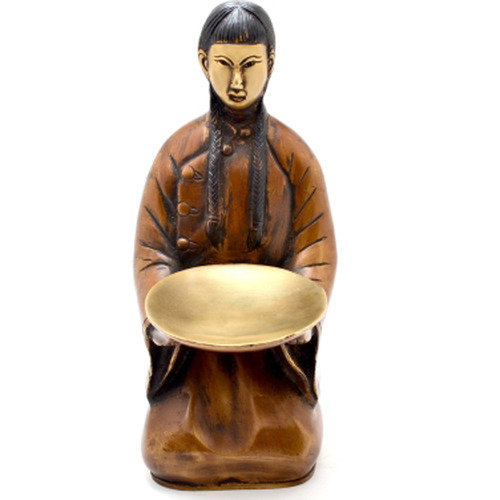 IEH Brass Japanese Statue, Color : Bronze