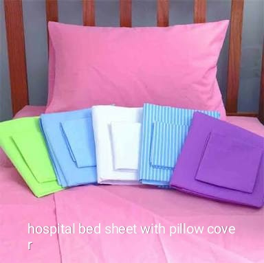 Hospital Bed Sheets With Pillow Cover