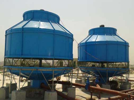 Frp round cooling tower