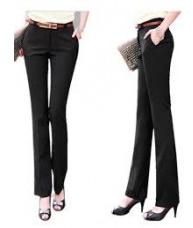 Slim Fit Black Formal Trouser