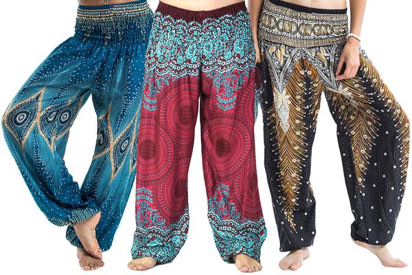 Buy Designer Harem Pants Offer | Jaipuri Printed Harem Pants | Pure Cotton  Formal Wear Free Size Harem Pants | Full Length Harem Pants For Women N  Full Length Harem Pants For