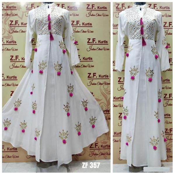 Rayon Fabric Long Dress