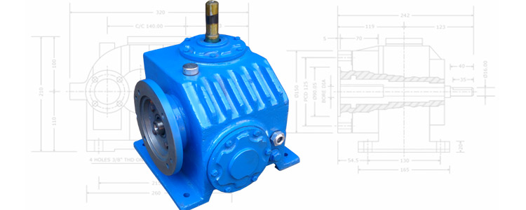 Double reduction gear box