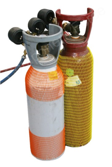 Gas Cylinder Sleeves protection nets, Color : Natural