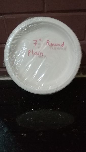7 Inch Biodegradable Plates, for Kitchen, Shape : Round
