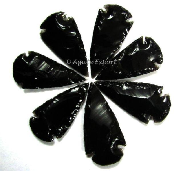 Black Obsidian Arrowheads For Hunting