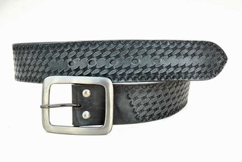 Steel Buff Harness Leather Belt, Width : 1.1/2 inch
