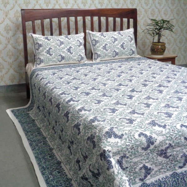 Bedspread Quilted with Pillowcase Queen Size