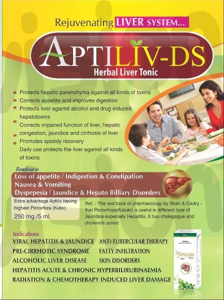 Aptiliv-DS Liver Tonic, Form : Liquid