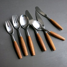 Stainless Steel Cutlery With Wood Handle, Feature : Eco-Friendly